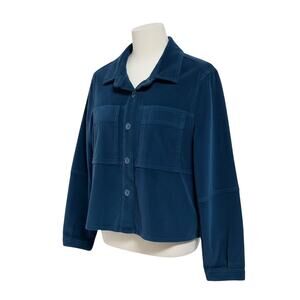 Velvet Heart Blue Corduroy Shirt Women’s Small Urban Fit